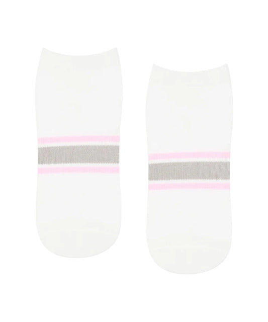 Ökkla grip sokkar - 80's stripe