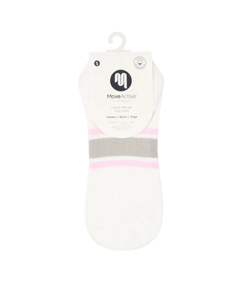 Ökkla grip sokkar - 80's stripe
