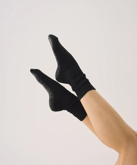Scrunch grip sokkar - Charcoal